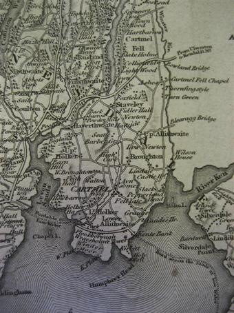 Baines Map of Lancashire 1827